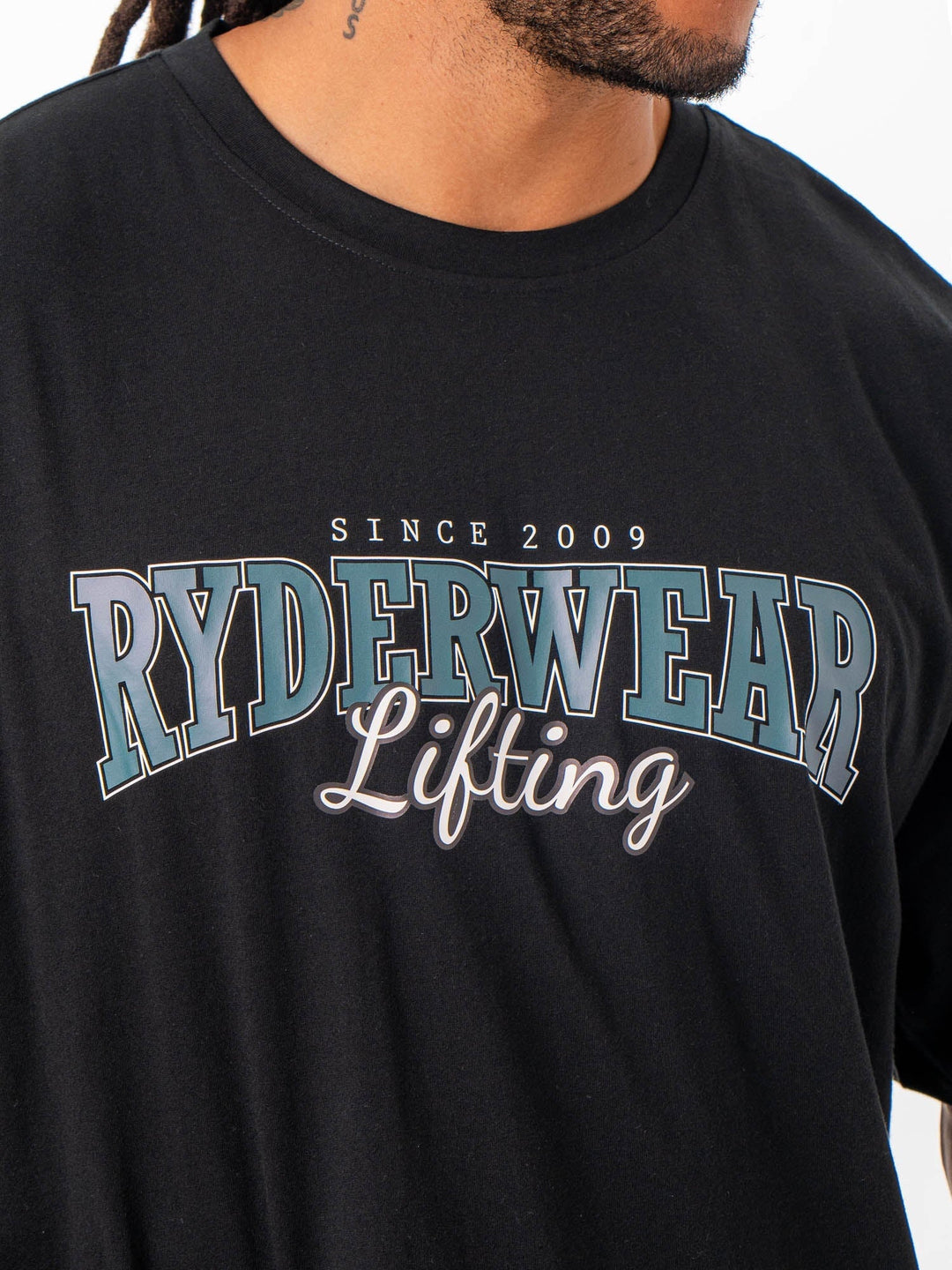 Lifting Oversized Tshirt - Black Clothing Ryderwear 