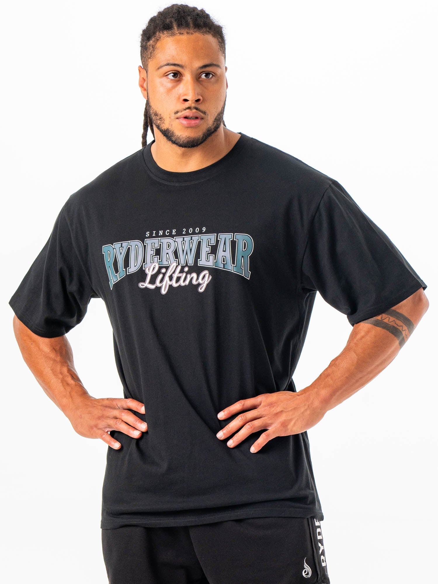Lifting Oversized Tshirt - Black - Ryderwear