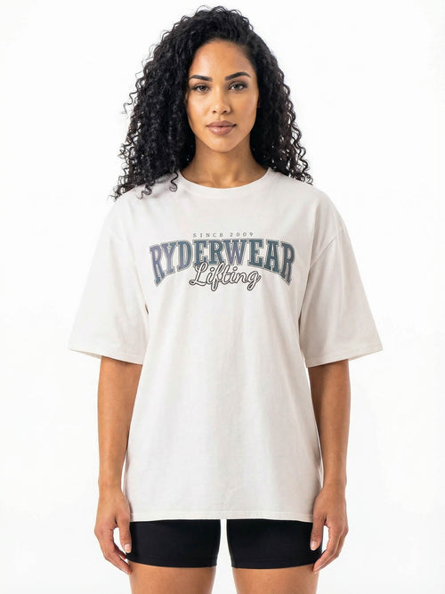 Lifting Oversized Tshirt White