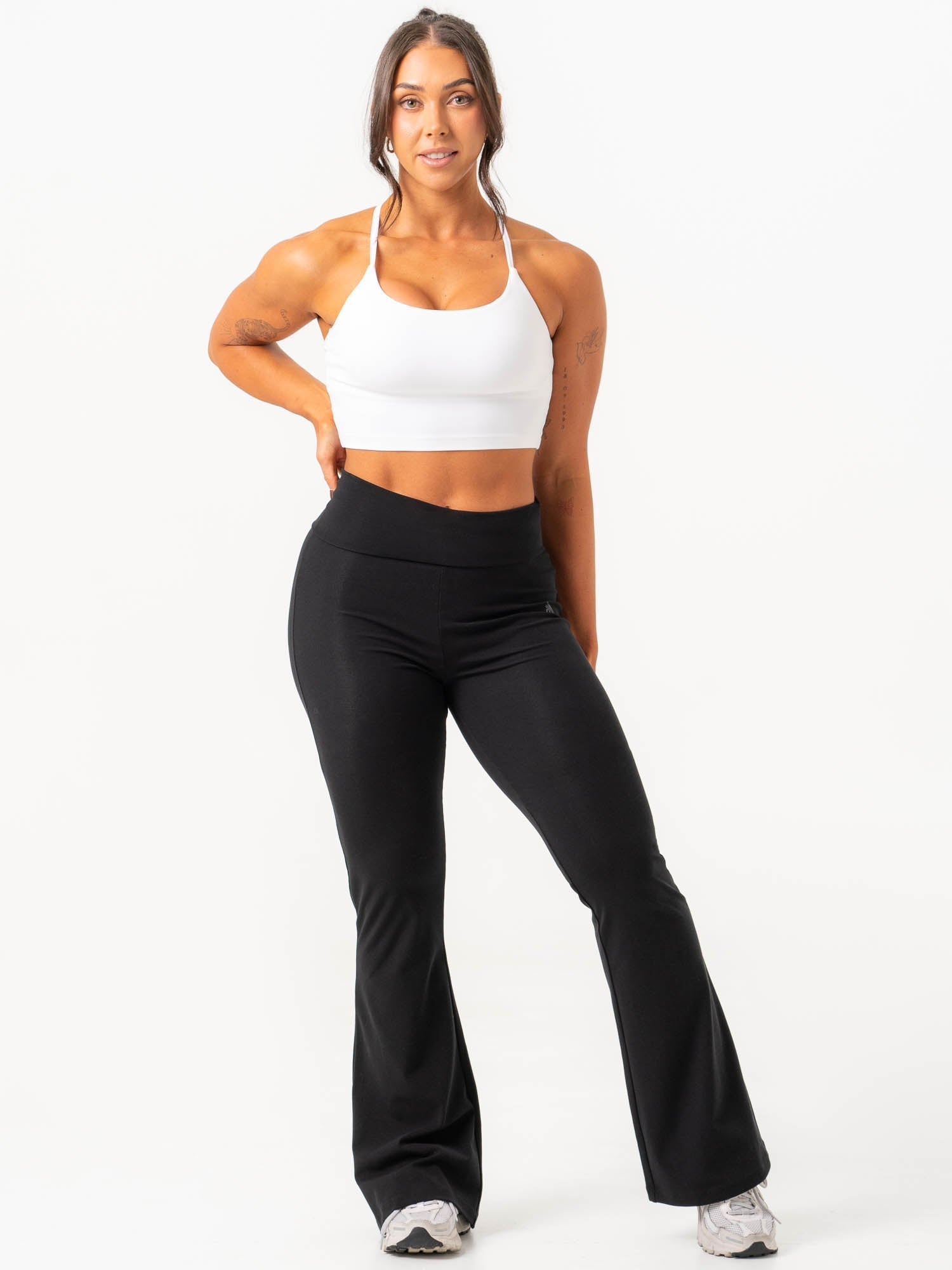 Lounge Jersey Flare Pants - Black - Ryderwear