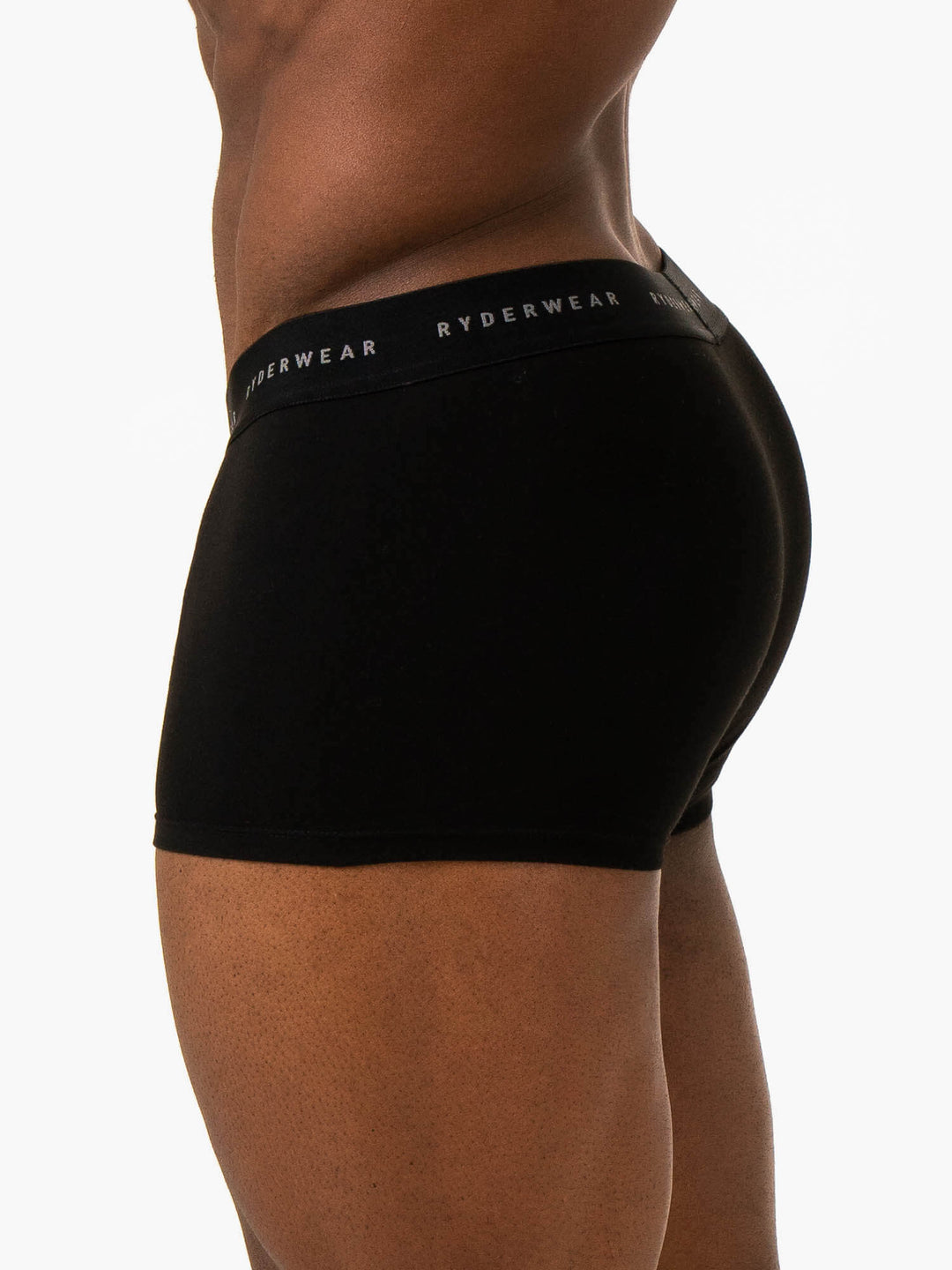 Mens Boxer Brief Underwear - Black Accessories Ryderwear 