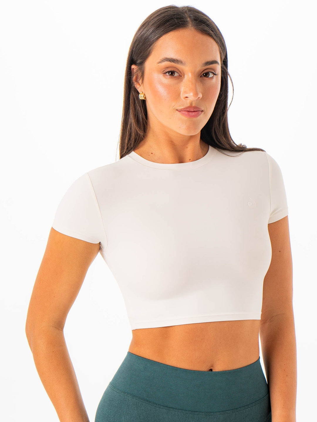 NKD Cropped Tee - Vanilla Clothing Ryderwear 