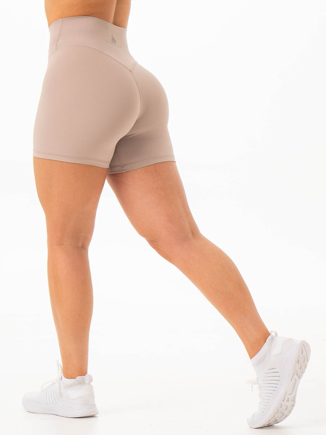 NKD Cross Waist Band Shorts - Almond Clothing Ryderwear 