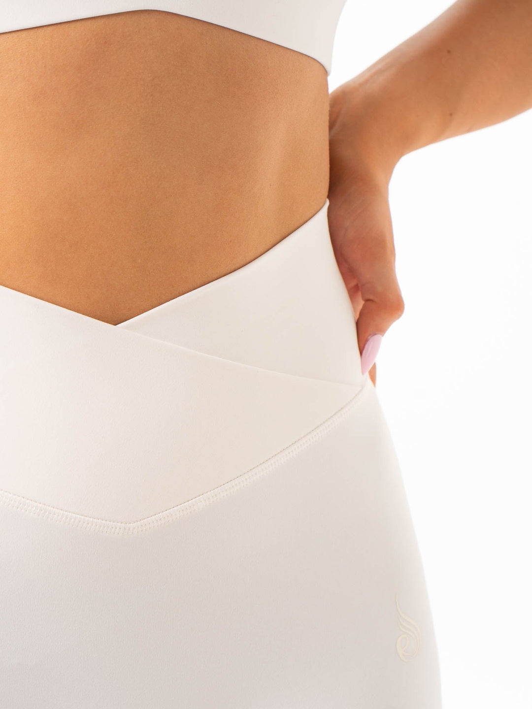 NKD Cross Waist Band Shorts - Vanilla Clothing Ryderwear 