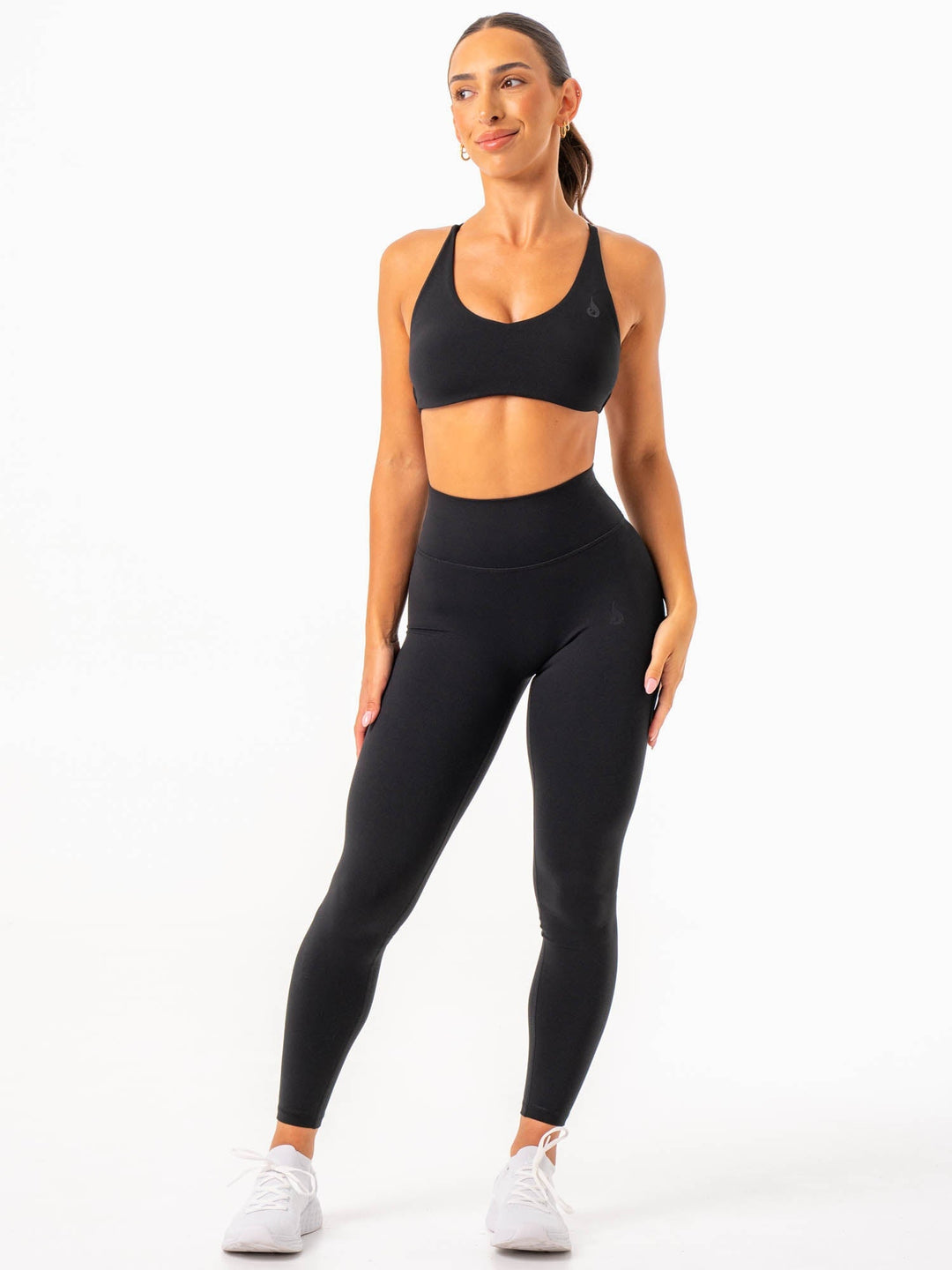 NKD Embody Sports Crop - Black Clothing Ryderwear 