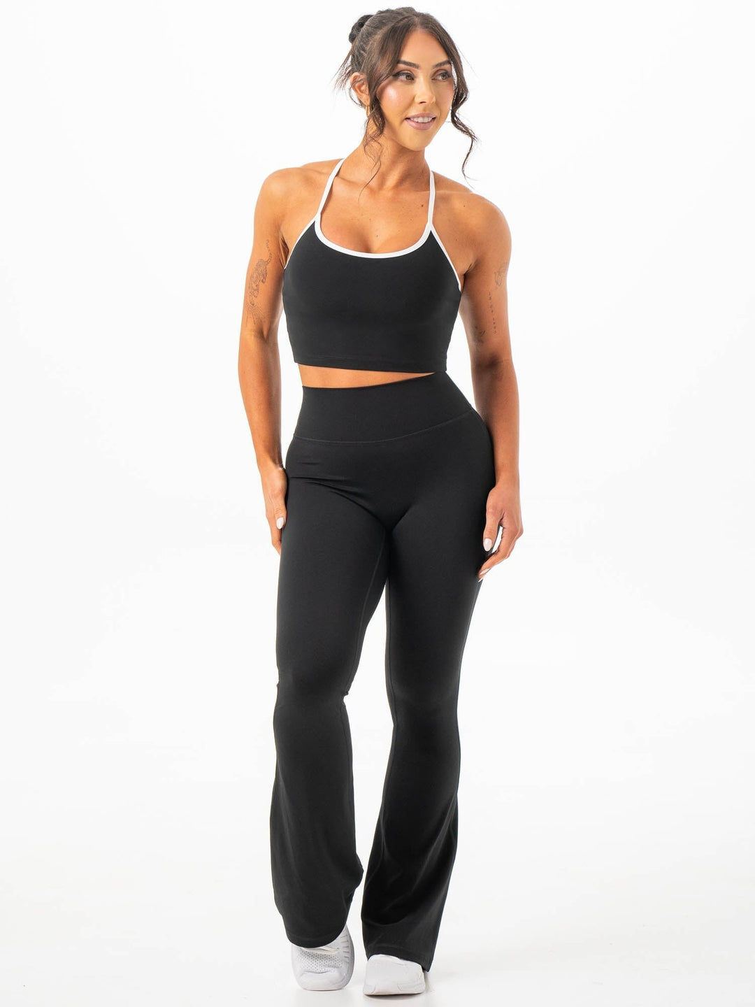 NKD Flared Leggings - Black - Ryderwear