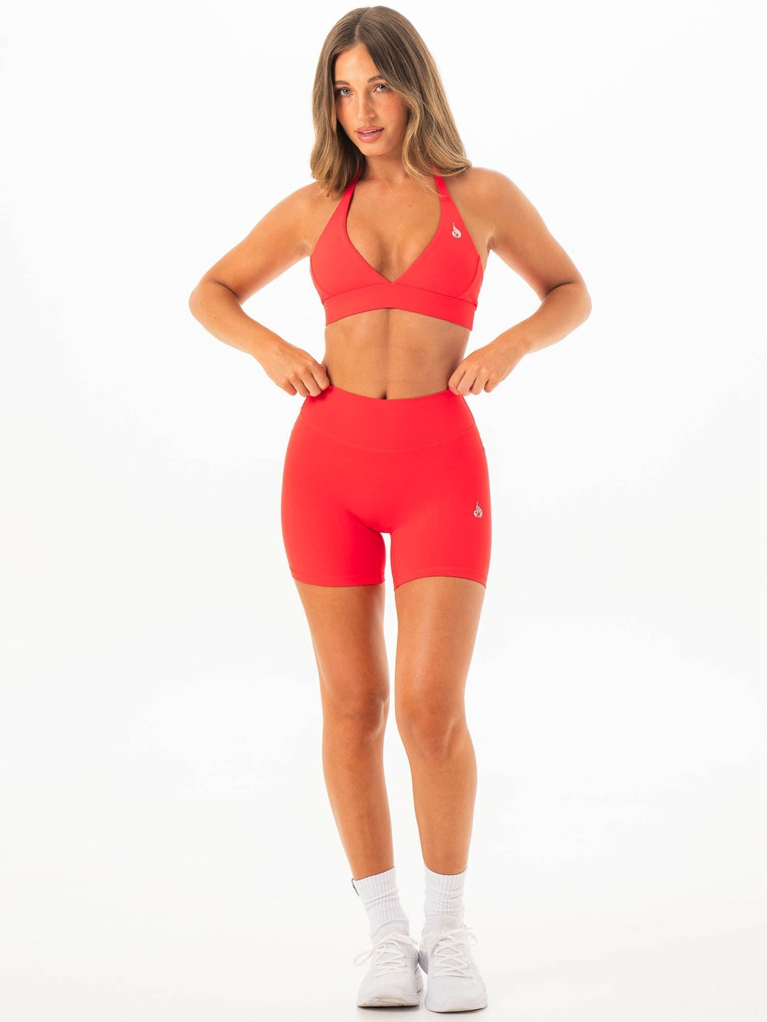 NKD Halter Sports Bra - Watermelon Sugar Clothing Ryderwear 
