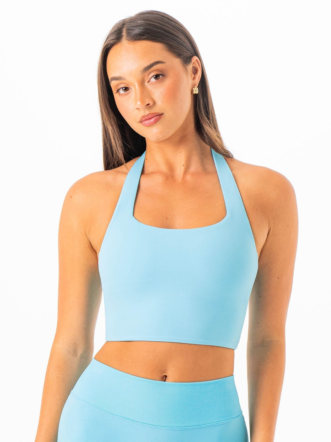 NKD Halter Tank - Baby Blue Clothing Ryderwear 