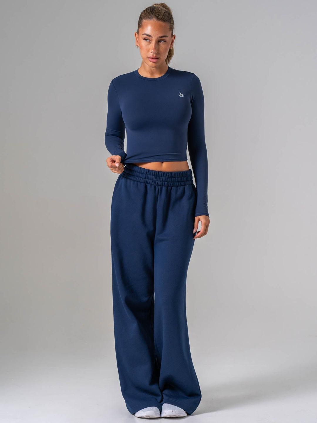 NKD Long Sleeve Top - Navy Clothing Ryderwear 