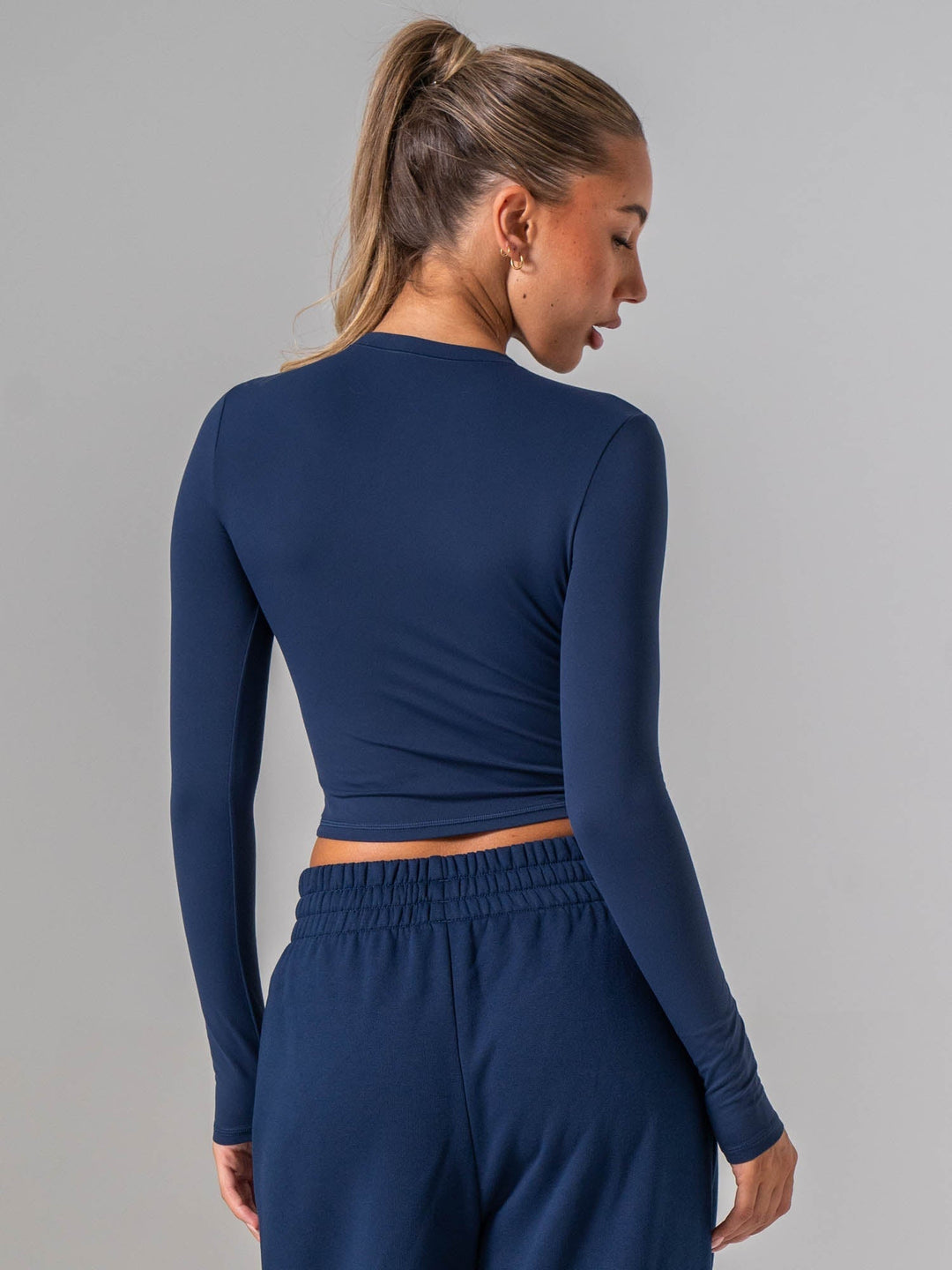 NKD Long Sleeve Top - Navy Clothing Ryderwear 