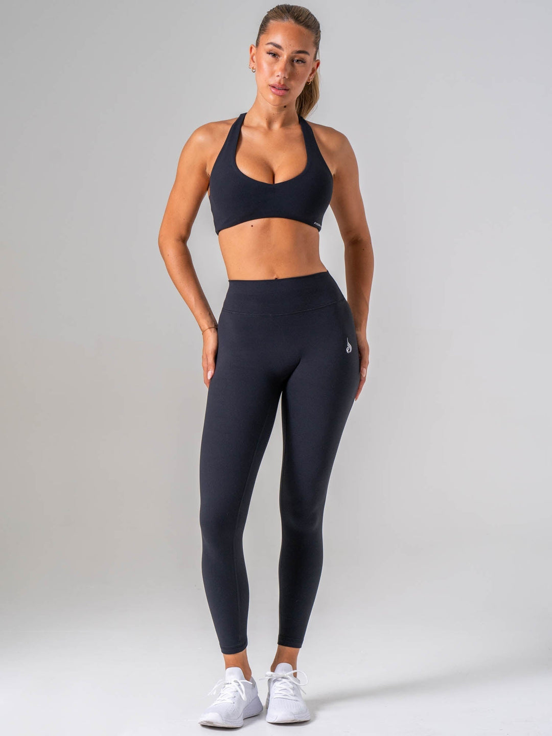 NKD Luxe Leggings - Black Clothing Ryderwear 