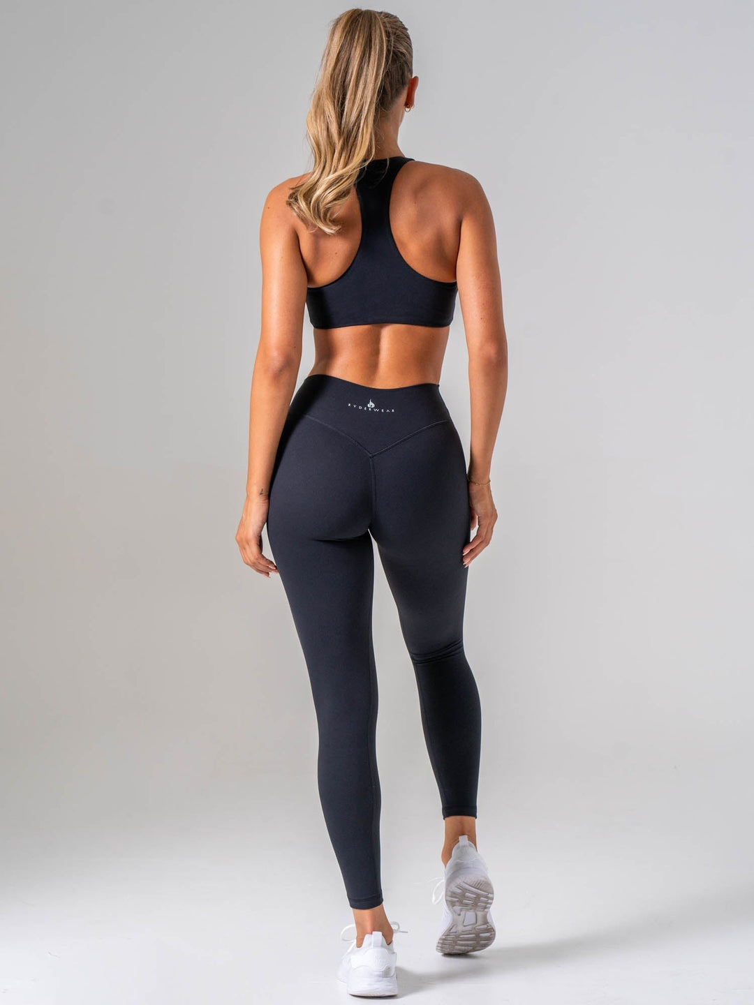 NKD Luxe Leggings - Black Clothing Ryderwear 