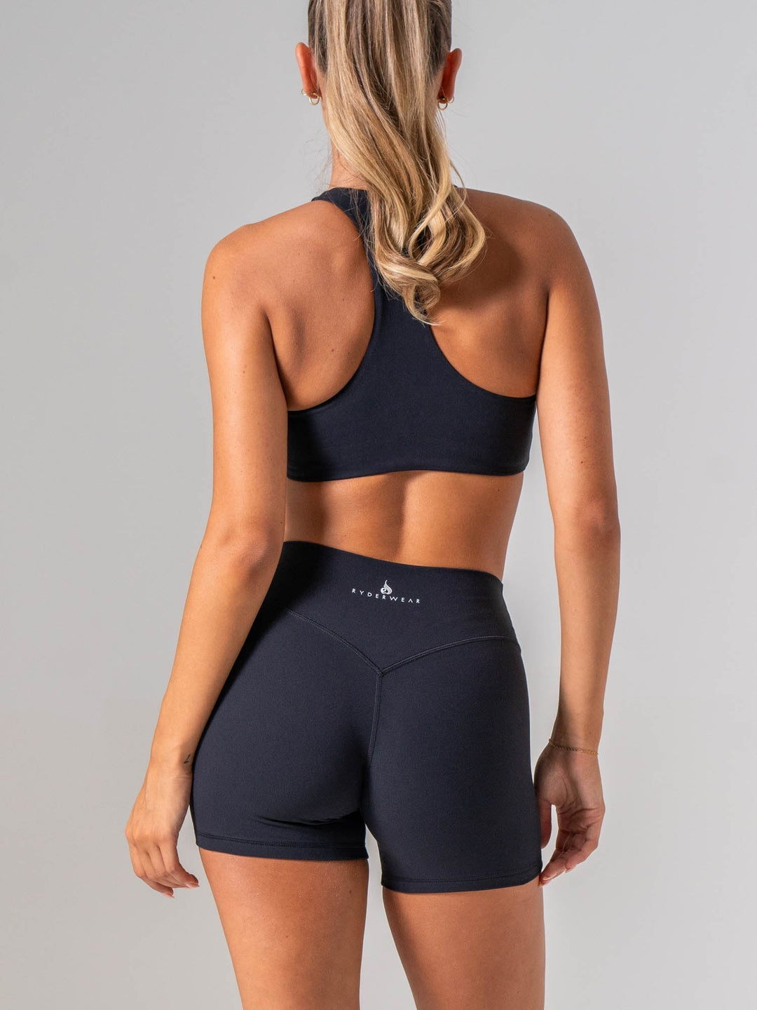 NKD Luxe Shorts - Black Clothing Ryderwear 