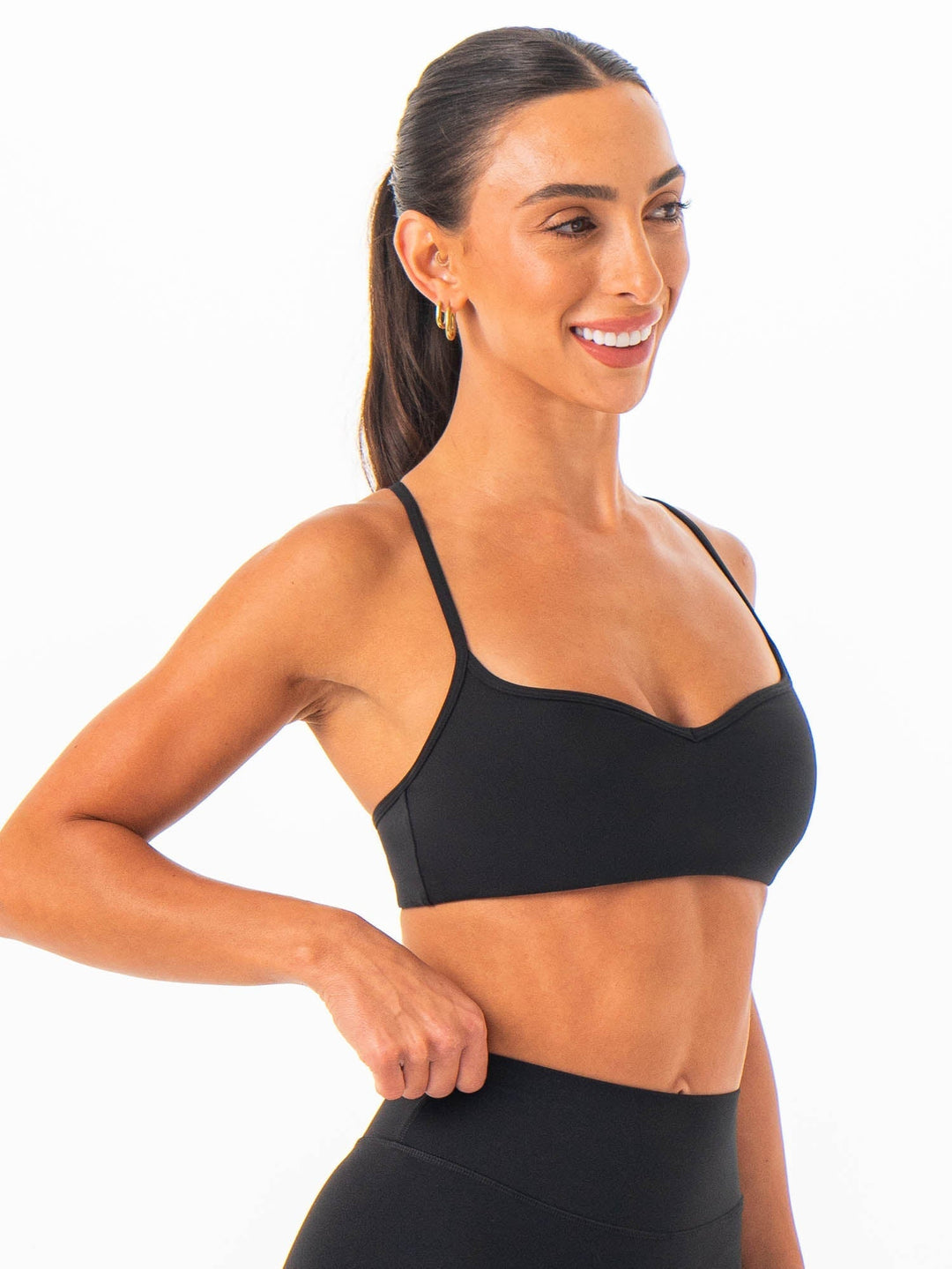 NKD Sweetheart Bra - Black Clothing Ryderwear 