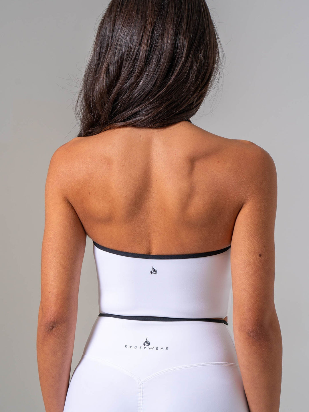 NKD Sweetheart Contrast Tank - White/black Clothing Ryderwear 