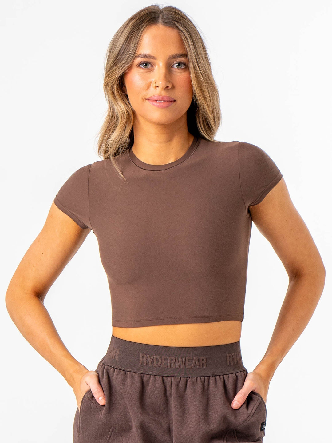 NKD Tee - Chocolate Clothing Ryderwear 