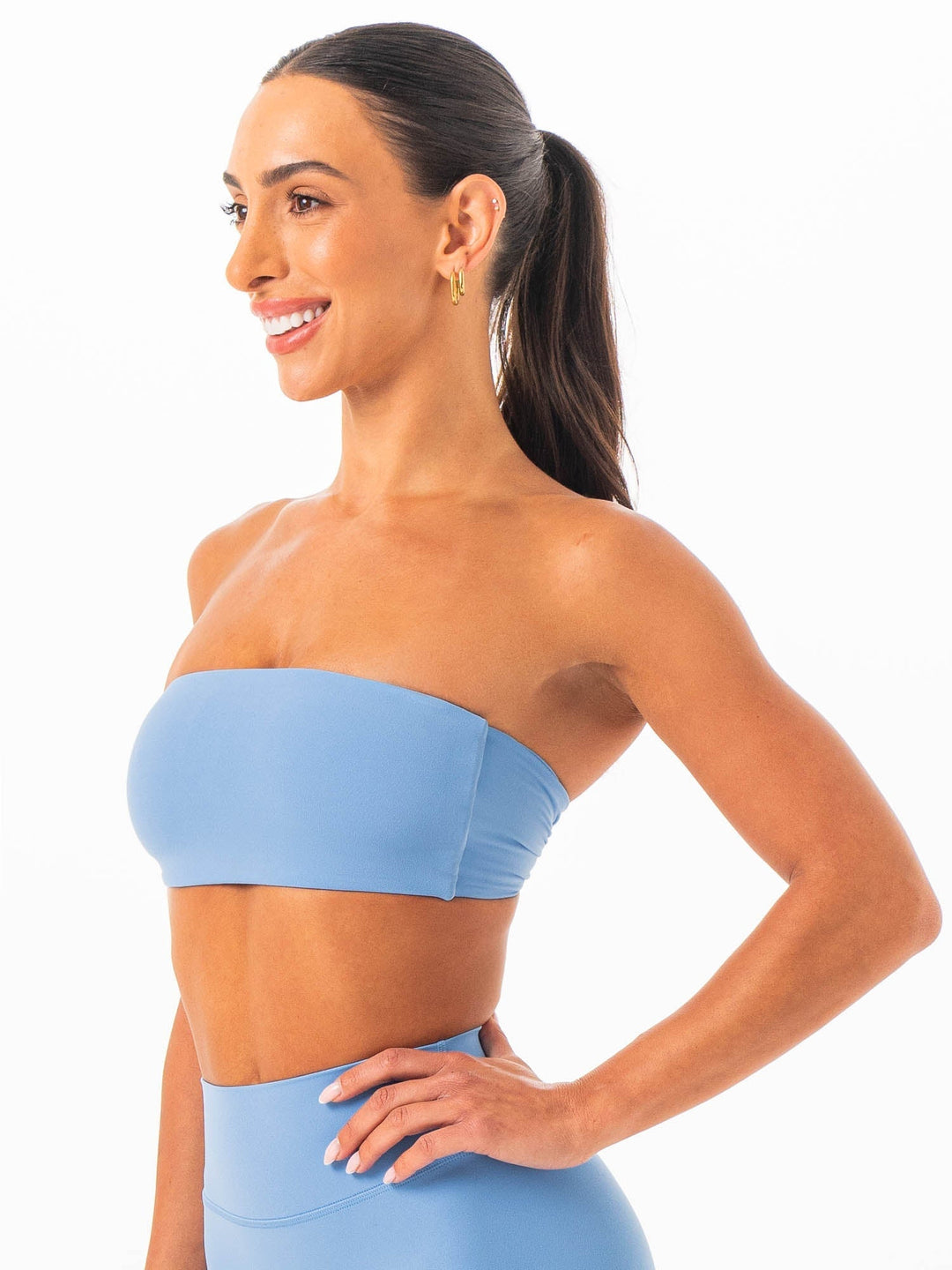 NKD Twist Bandeau - Blueberry Clothing Ryderwear 
