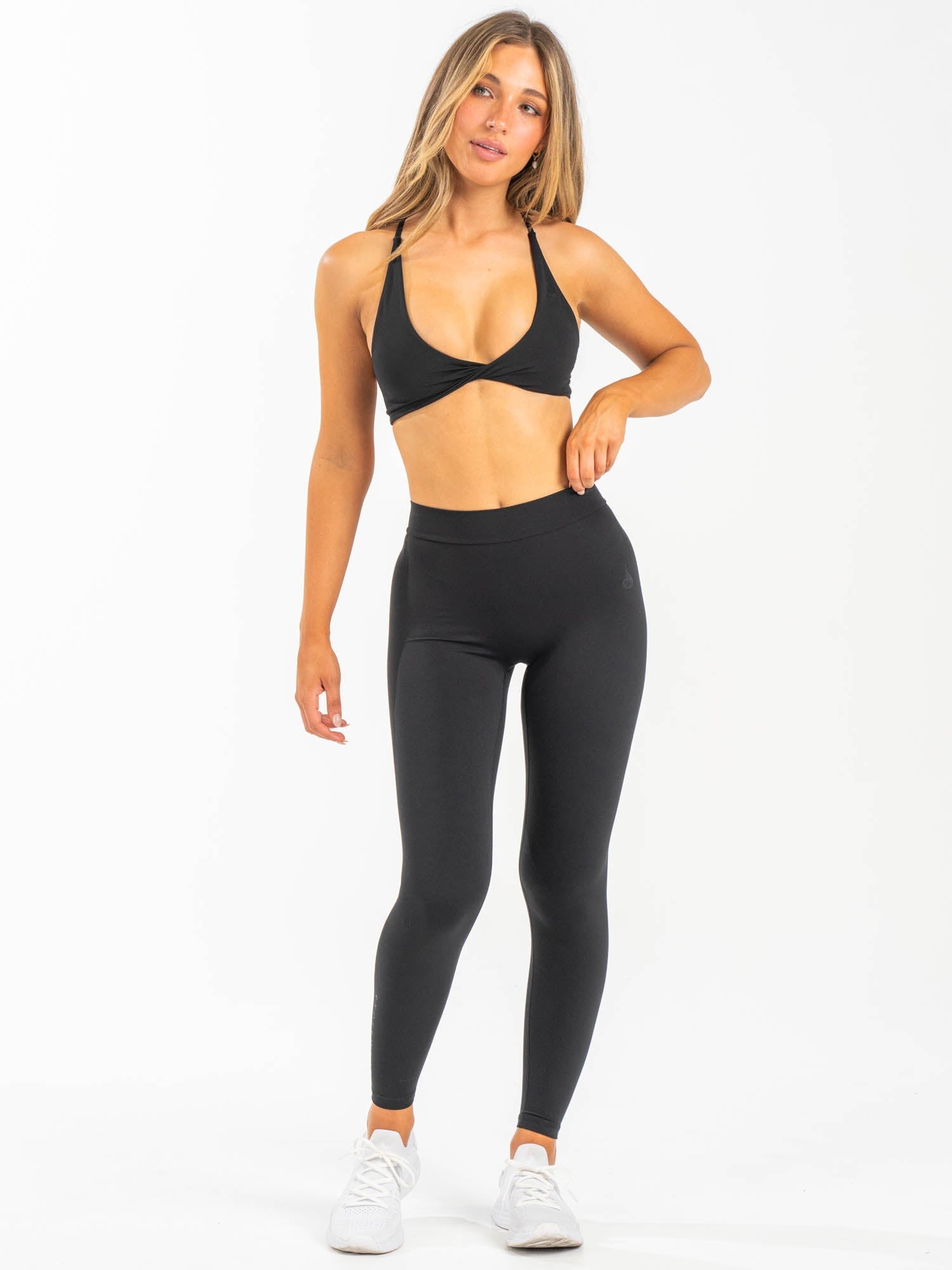 RYDER WEAR ブラ&レギンス NKD Twist Sports Bra - Black - Ryderwear