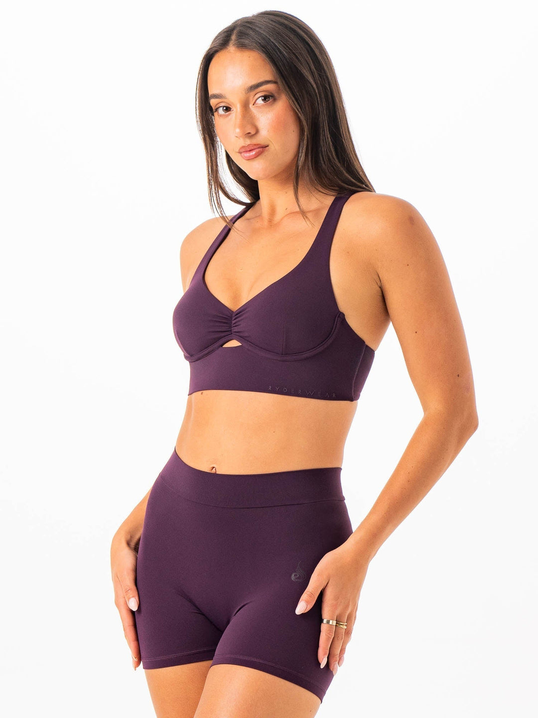 NKD Underwire Bra - Merlot Clothing Ryderwear 