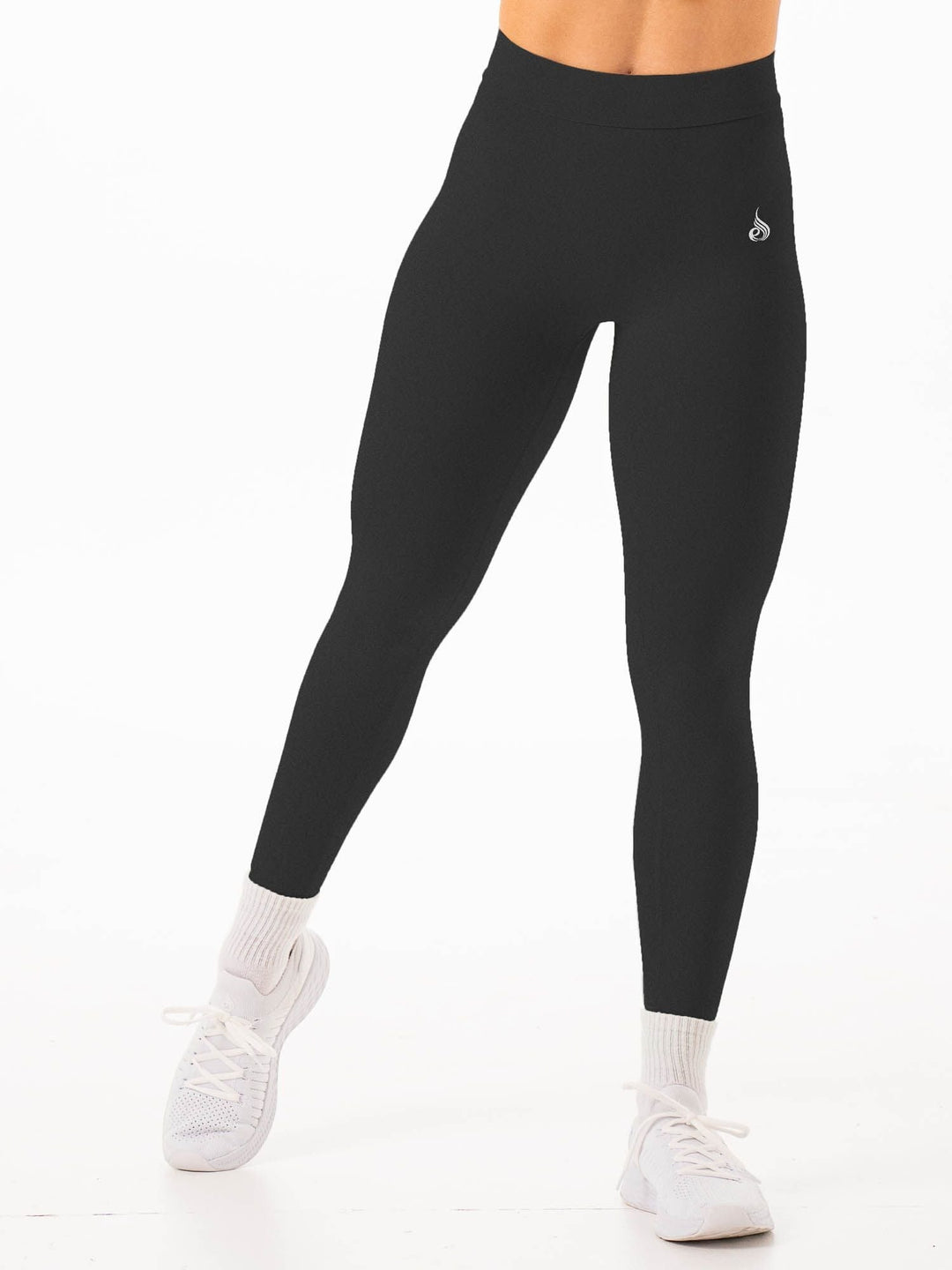 NKD V Scrunch Legging - Faded Black Clothing Ryderwear 