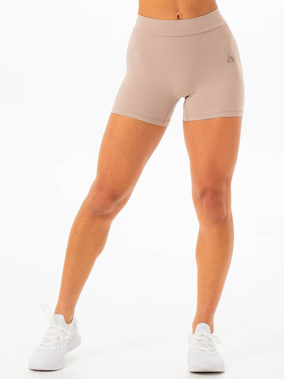 NKD V Scrunch Shorts - Almond Clothing Ryderwear 