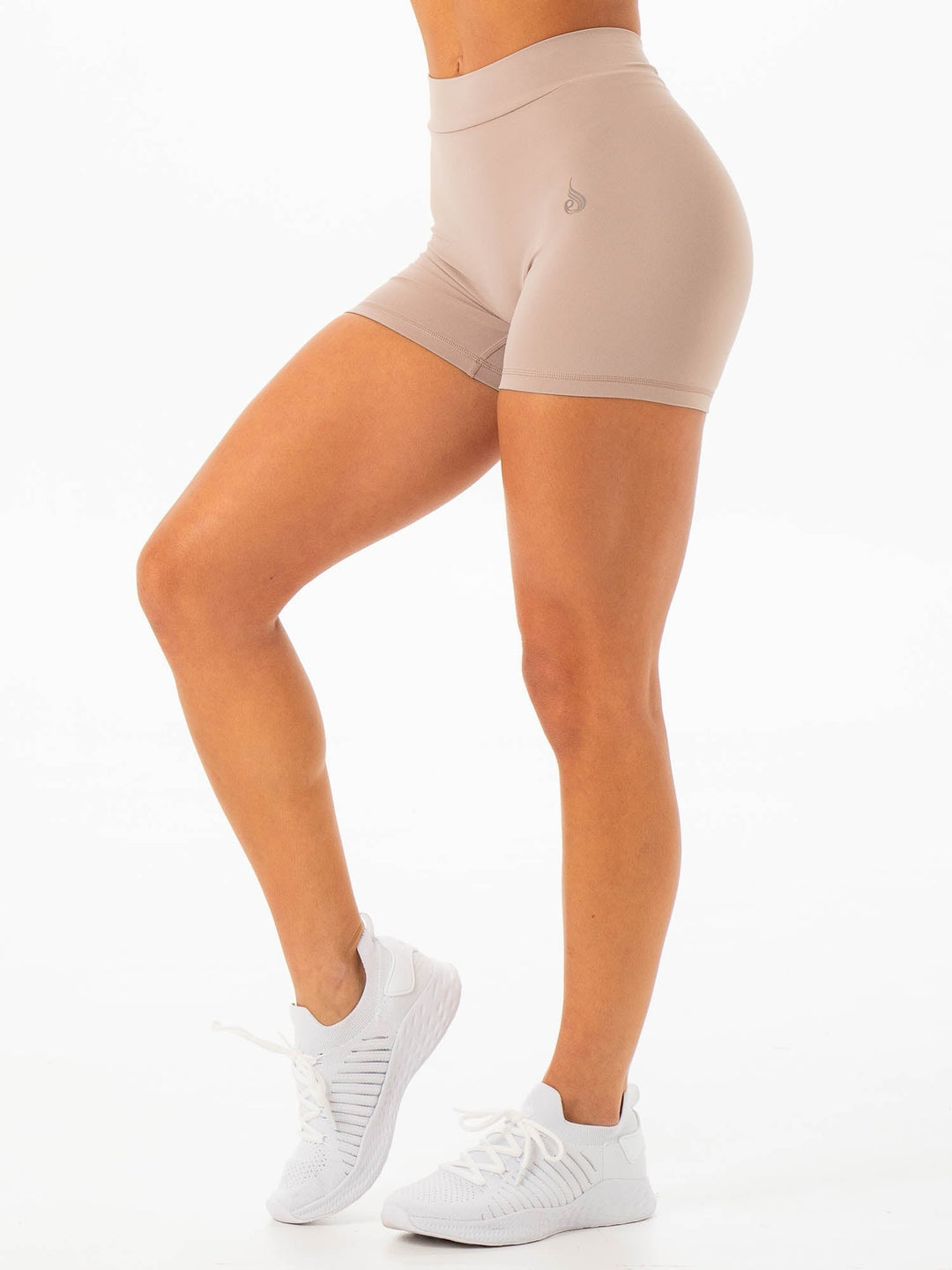 NKD V Scrunch Shorts - Almond Clothing Ryderwear 