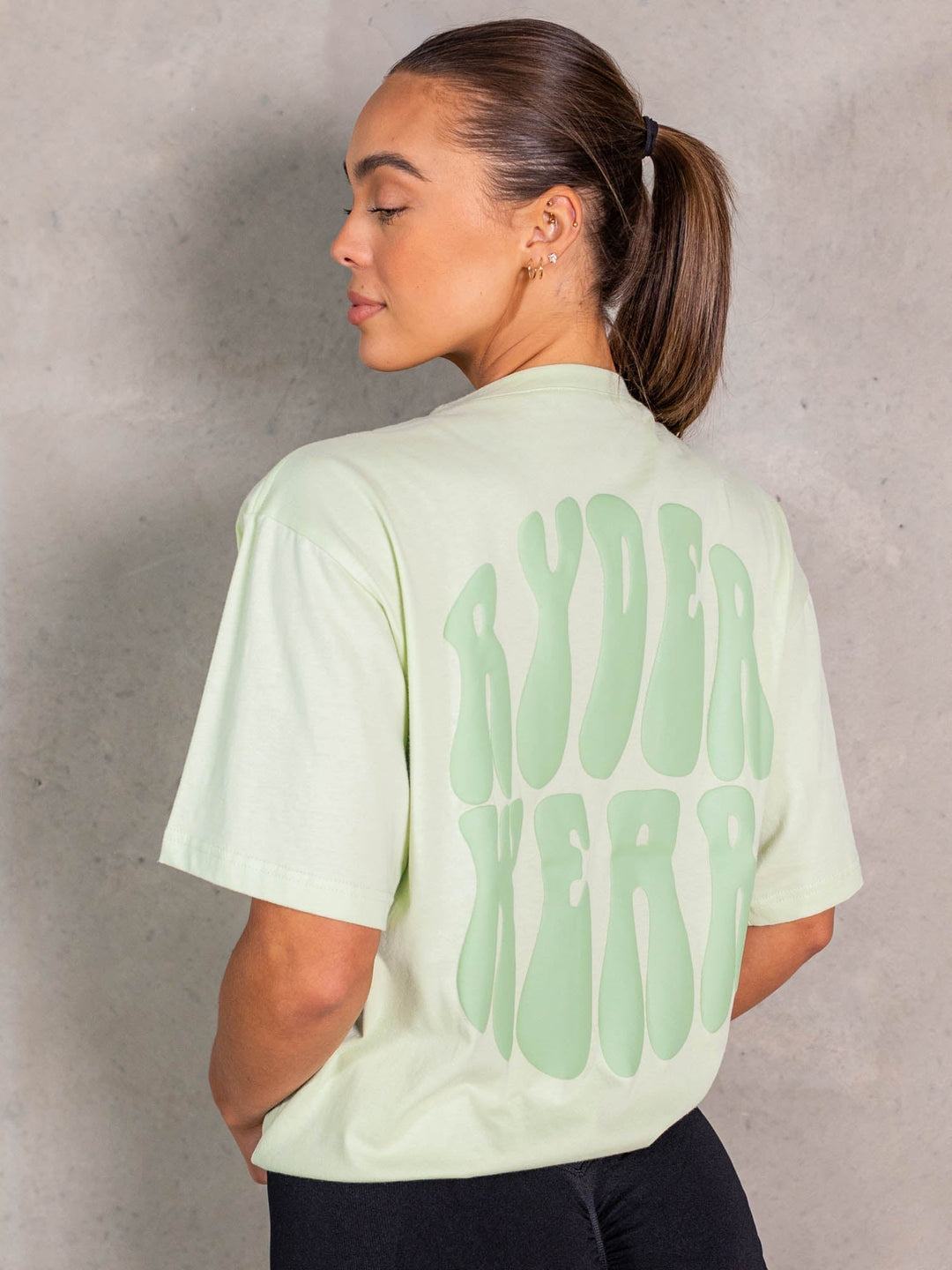 NRG Oversized T-Shirt - Matcha Clothing Ryderwear 