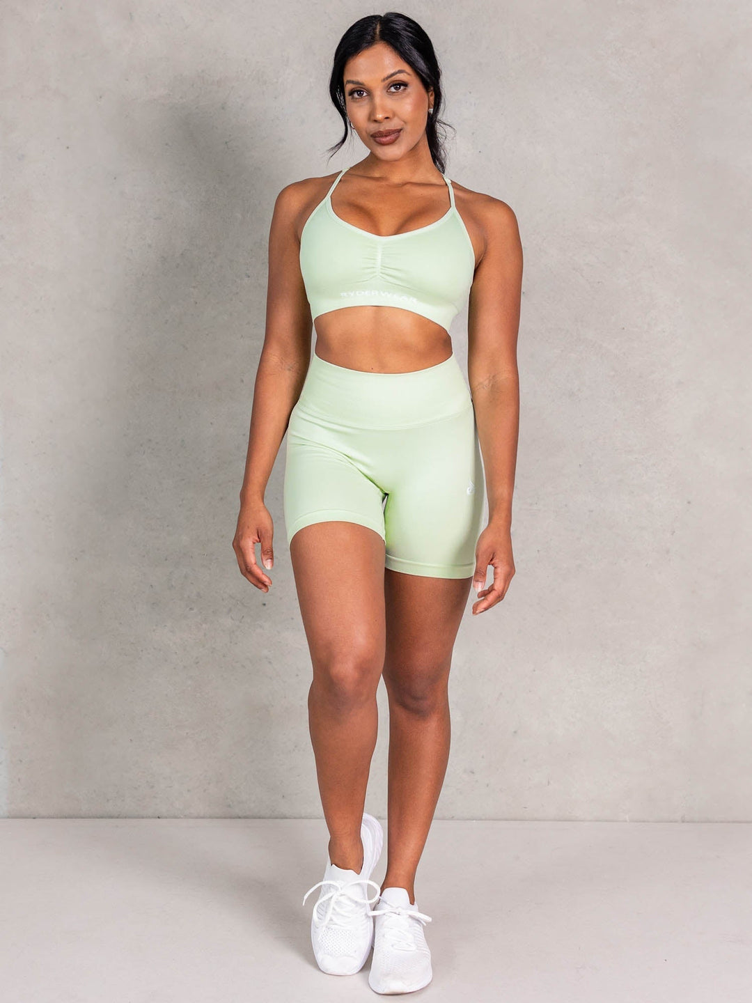 NRG Seamless Sports Bra - Matcha Clothing Ryderwear 