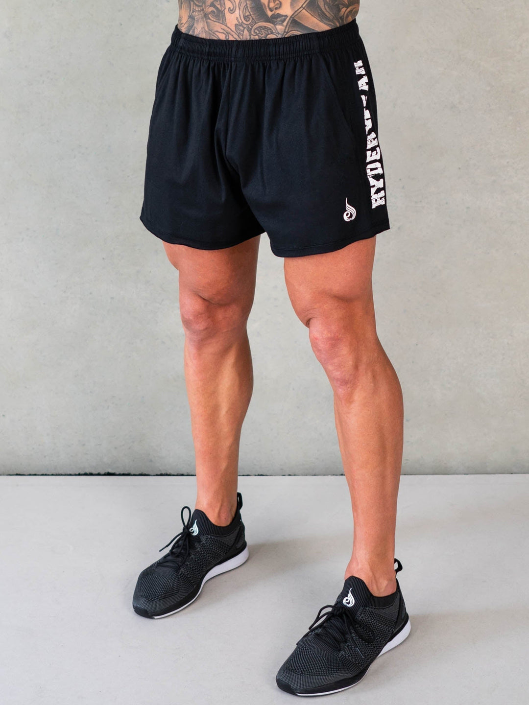 Octane Arnie Shorts - Faded Black Clothing Ryderwear 