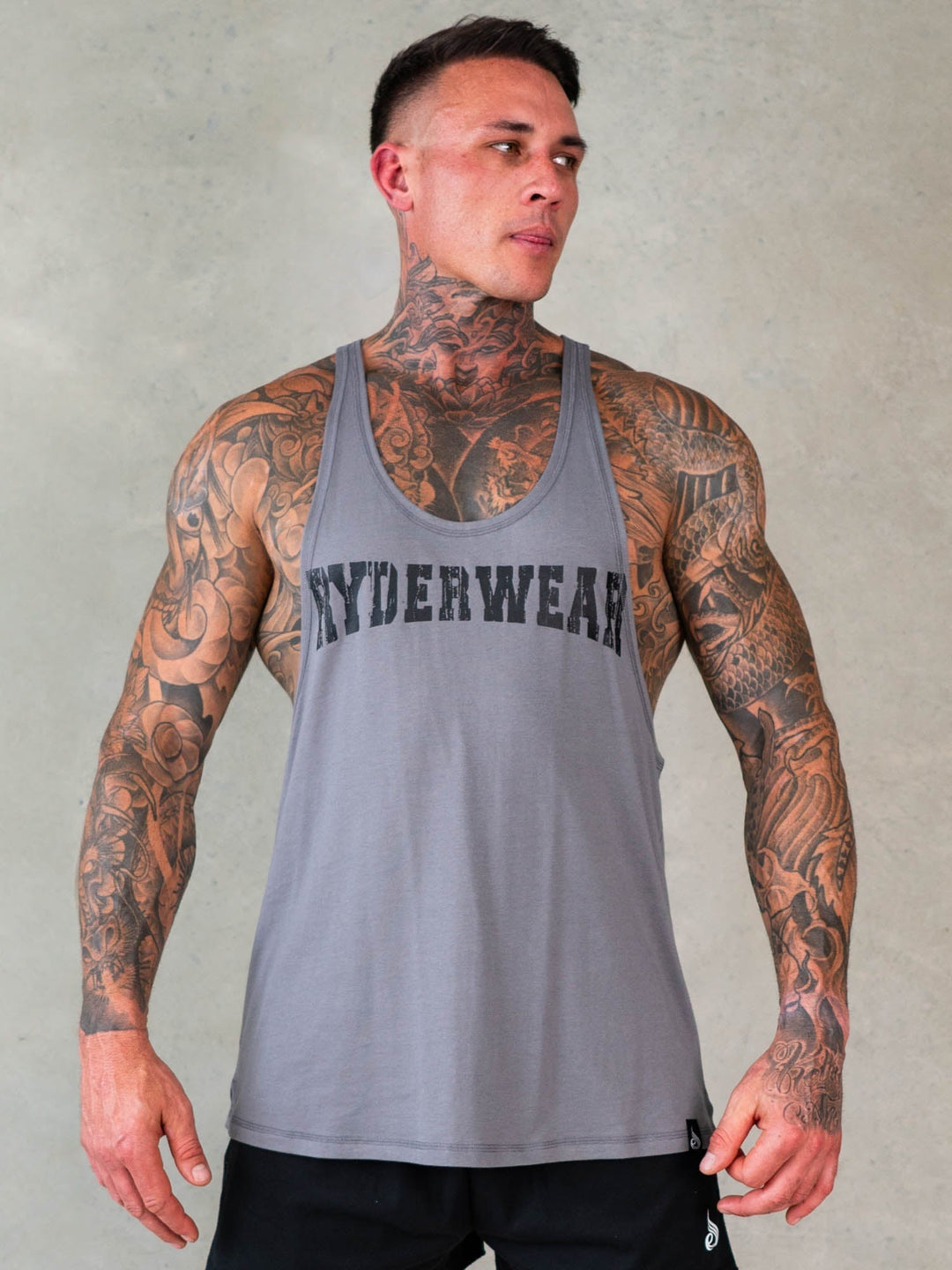 Octane Stringer - Steel Grey Clothing Ryderwear 
