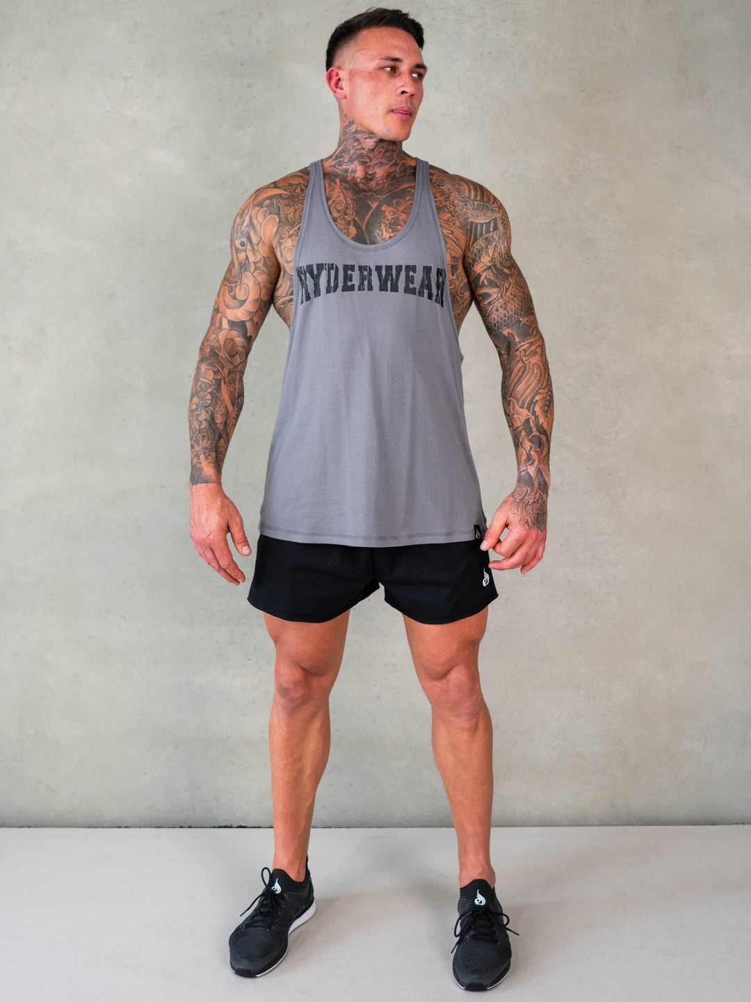 Octane Stringer - Steel Grey Clothing Ryderwear 