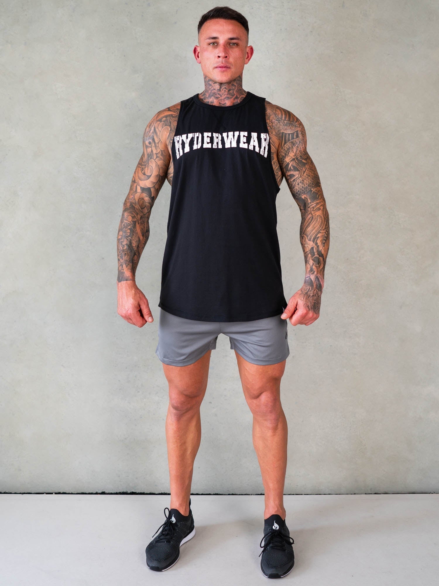 Octane Tank - Faded Black - Ryderwear