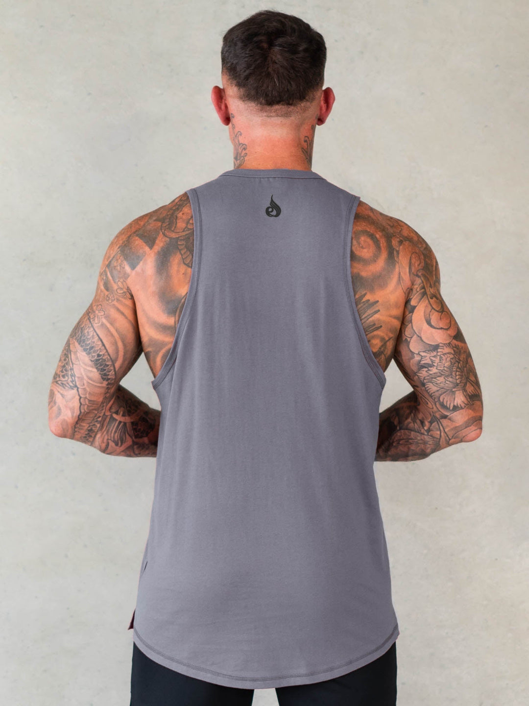 Octane Tank - Steel Grey Clothing Ryderwear 