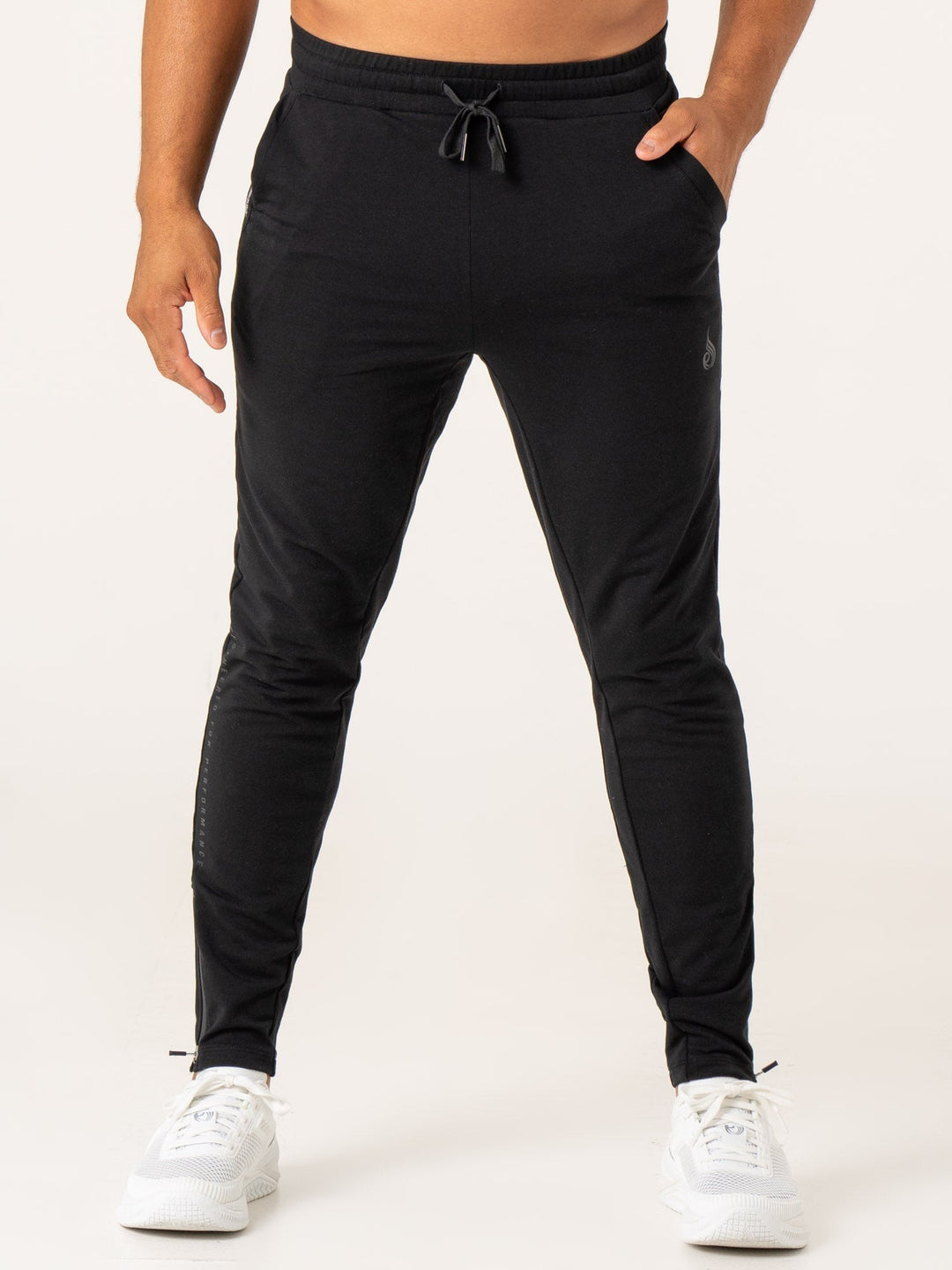 Pursuit Gym Track Pants - Black Clothing Ryderwear 