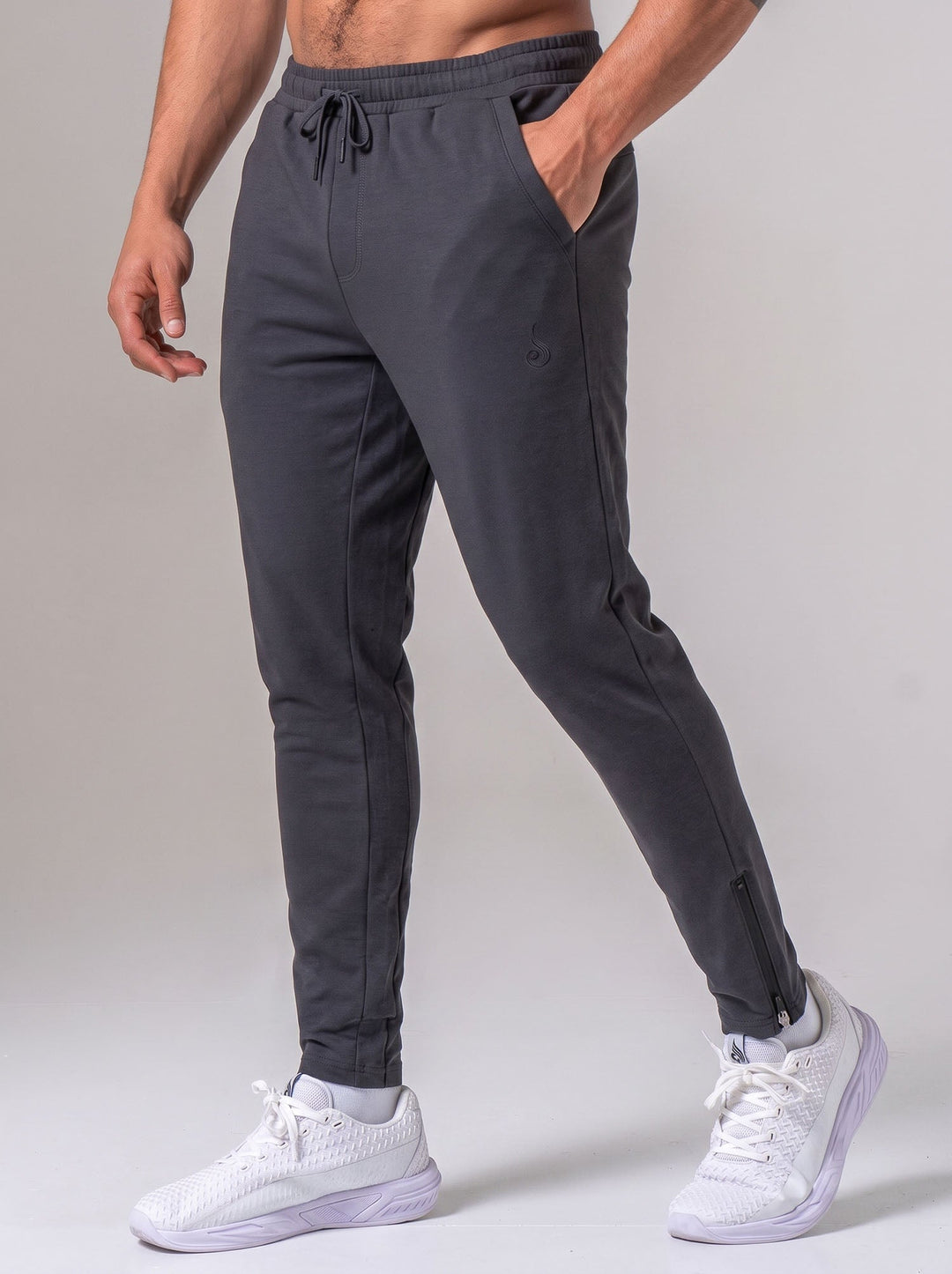Pursuit Gym Track Pants - Charcoal Clothing Ryderwear 