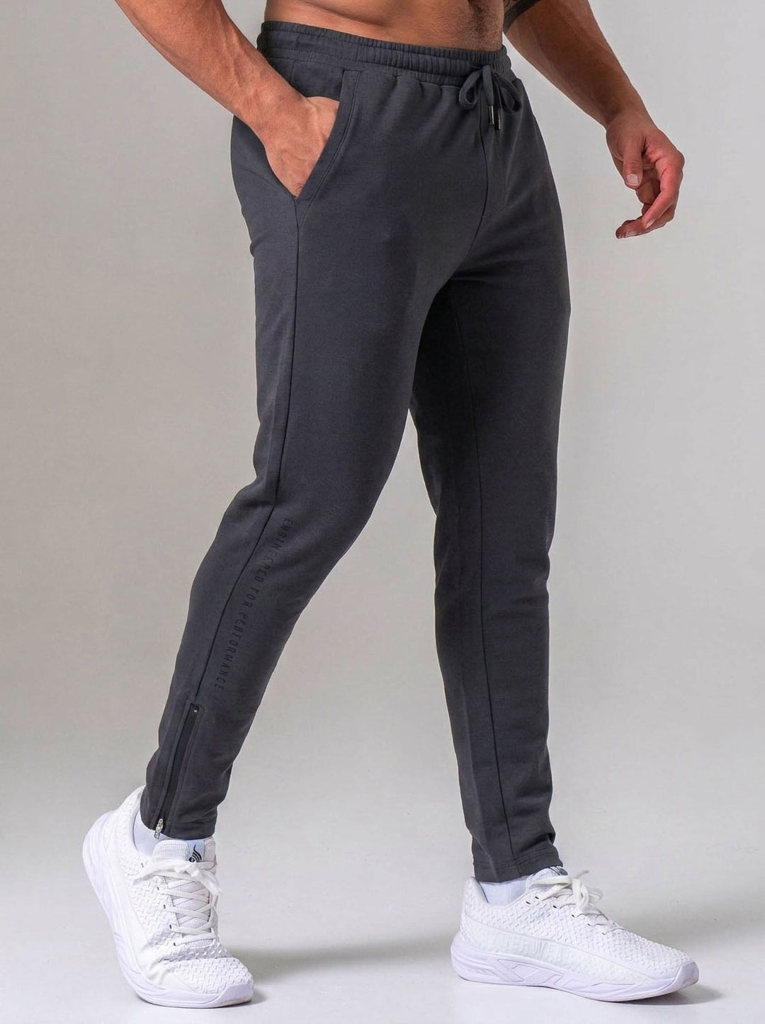 Pursuit Gym Track Pants - Charcoal Clothing Ryderwear 