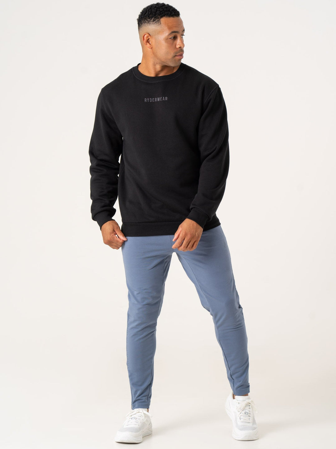 Pursuit Gym Track Pants - Denim Blue Clothing Ryderwear 