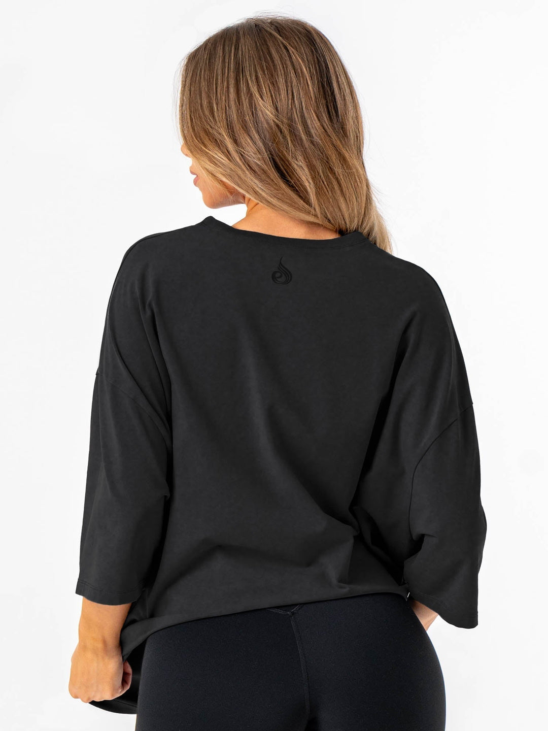 Pursuit Oversized T-Shirt - Black Stonewash Clothing Ryderwear 