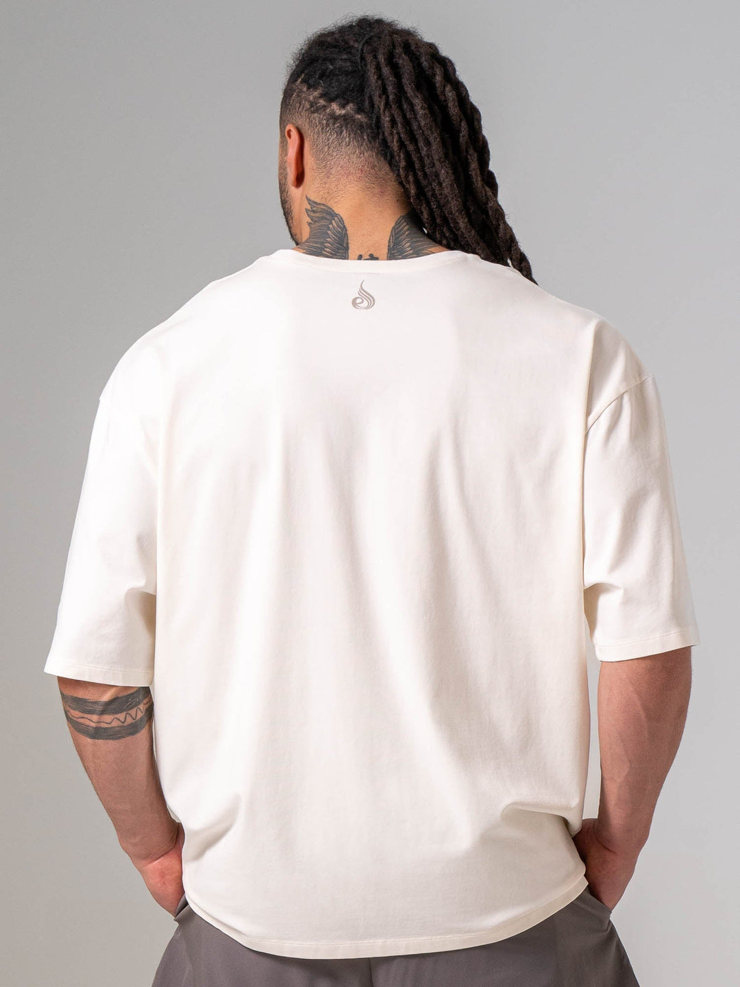 Pursuit Oversized T-shirt - Chalk Clothing Ryderwear 