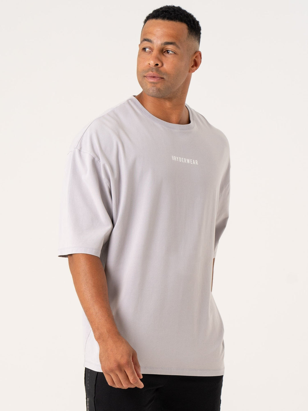Pursuit Oversized T-Shirt - Lavender Stonewash Clothing Ryderwear 