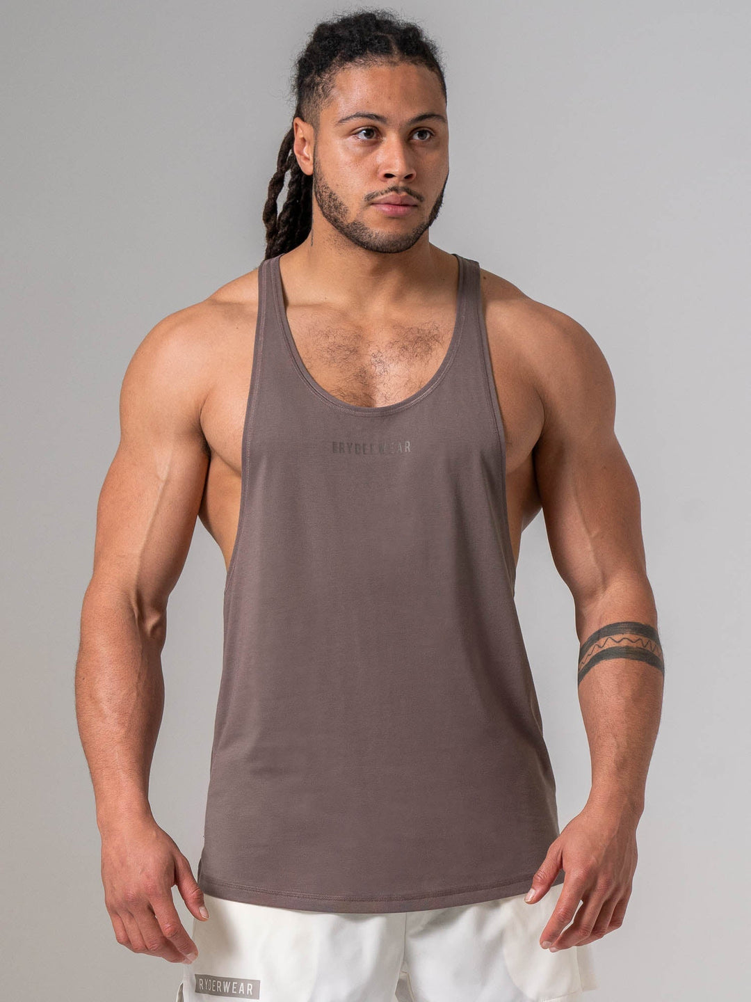 Pursuit Stringer - Deep Taupe Clothing Ryderwear 
