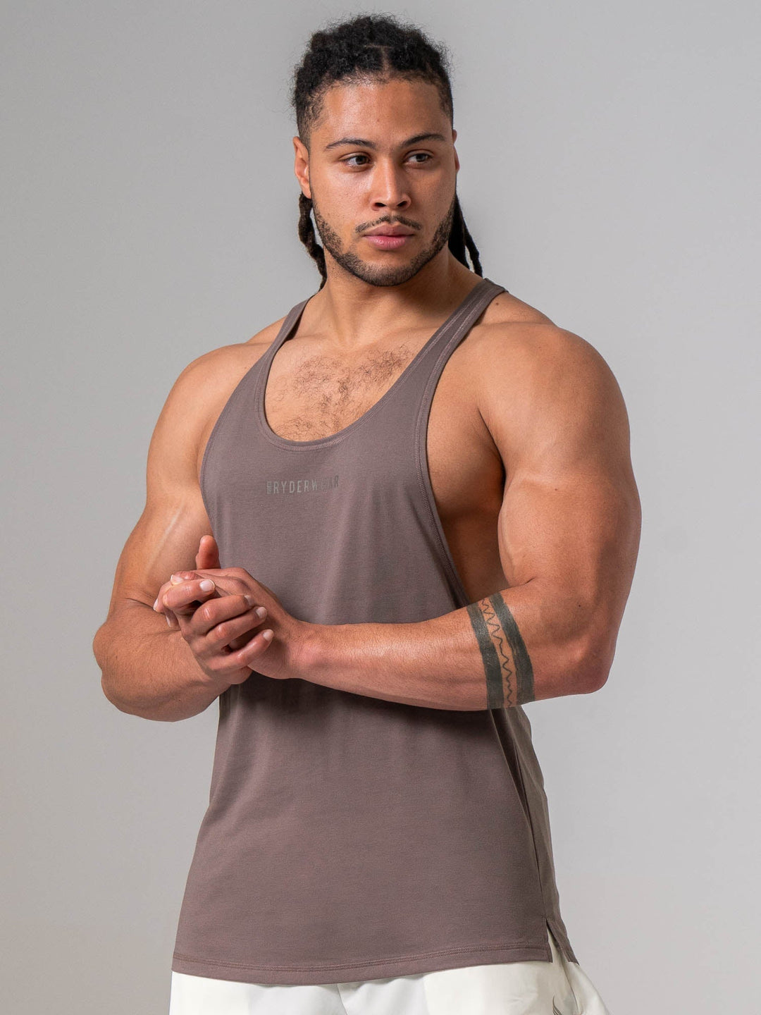 Pursuit Stringer - Deep Taupe Clothing Ryderwear 