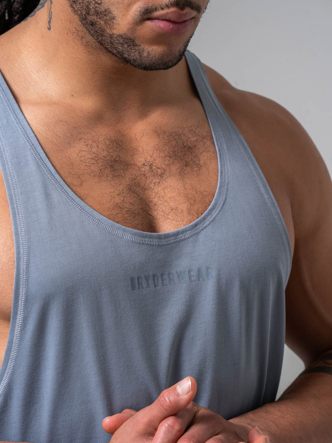 Pursuit Stringer - Steel Blue Clothing Ryderwear 