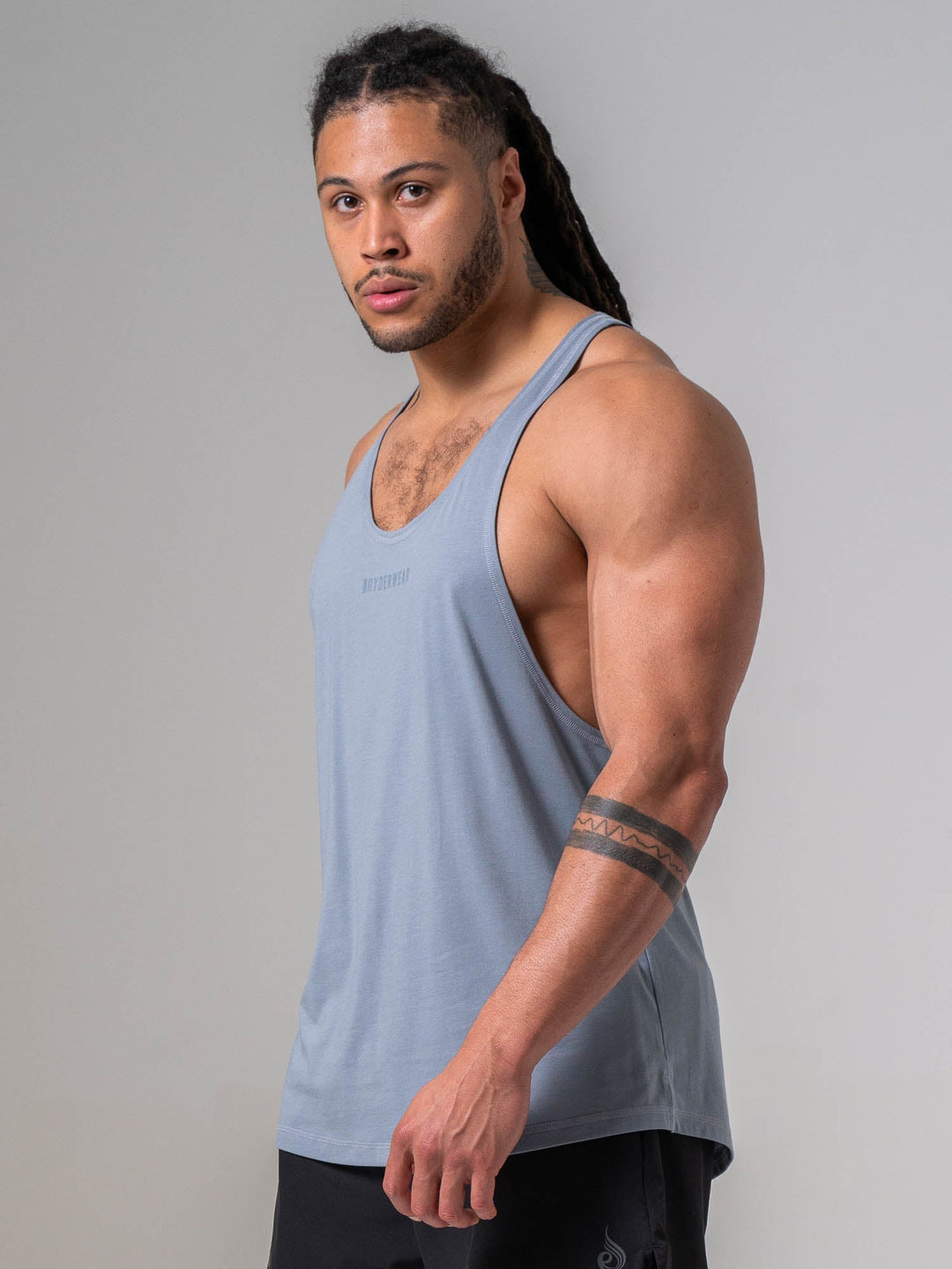 Pursuit Stringer - Steel Blue Clothing Ryderwear 