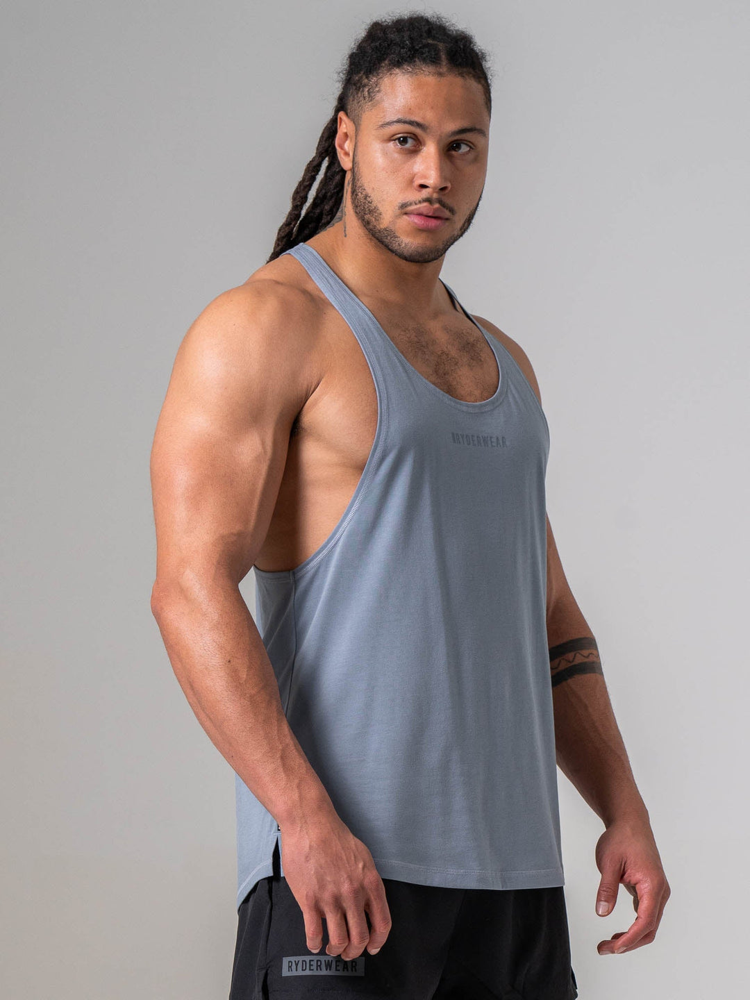 Pursuit Stringer - Steel Blue Clothing Ryderwear 