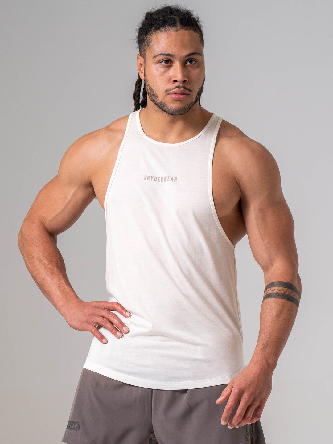 Pursuit Tank - Chalk Clothing Ryderwear 