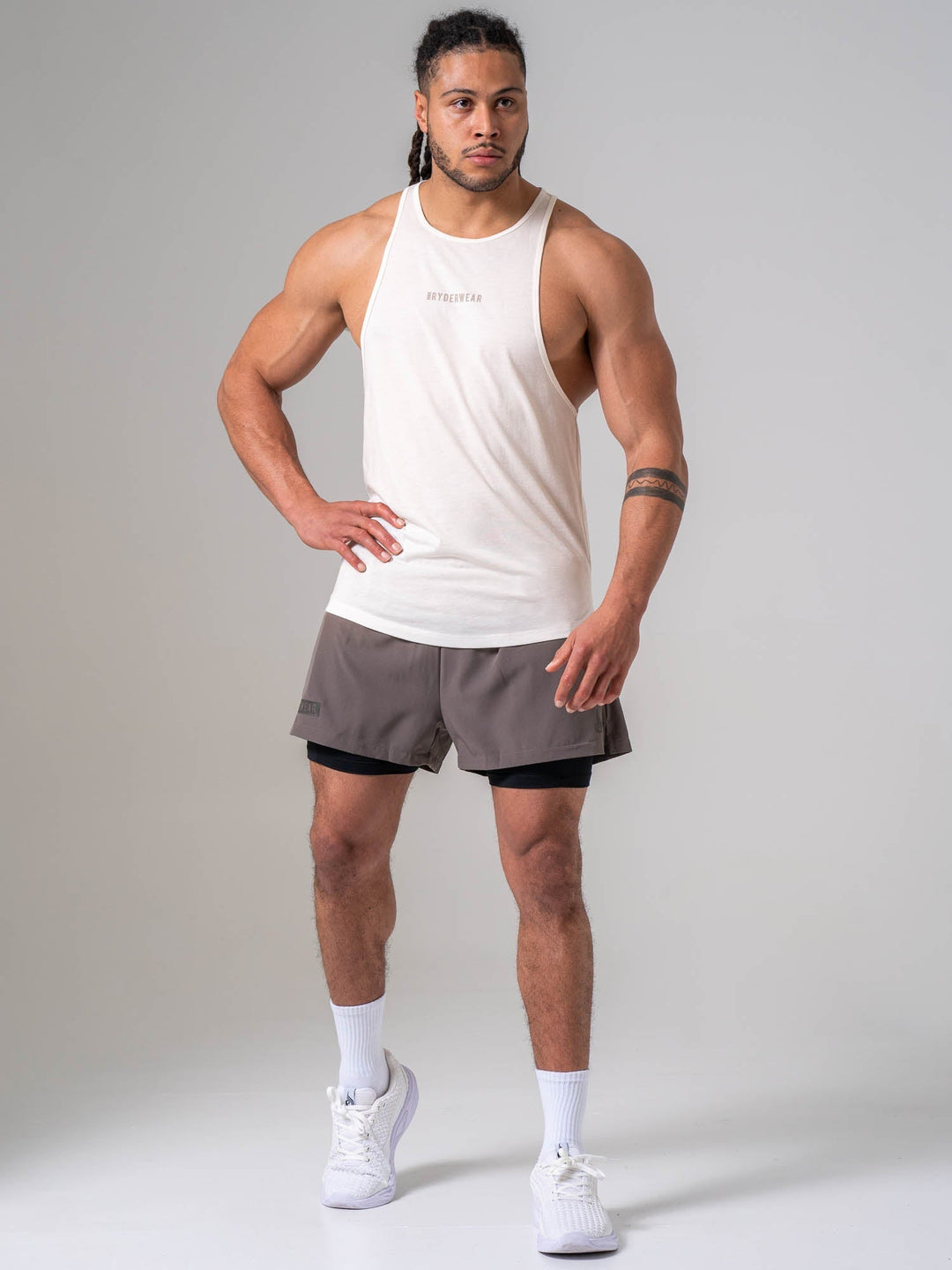 Pursuit Tank - Chalk Clothing Ryderwear 