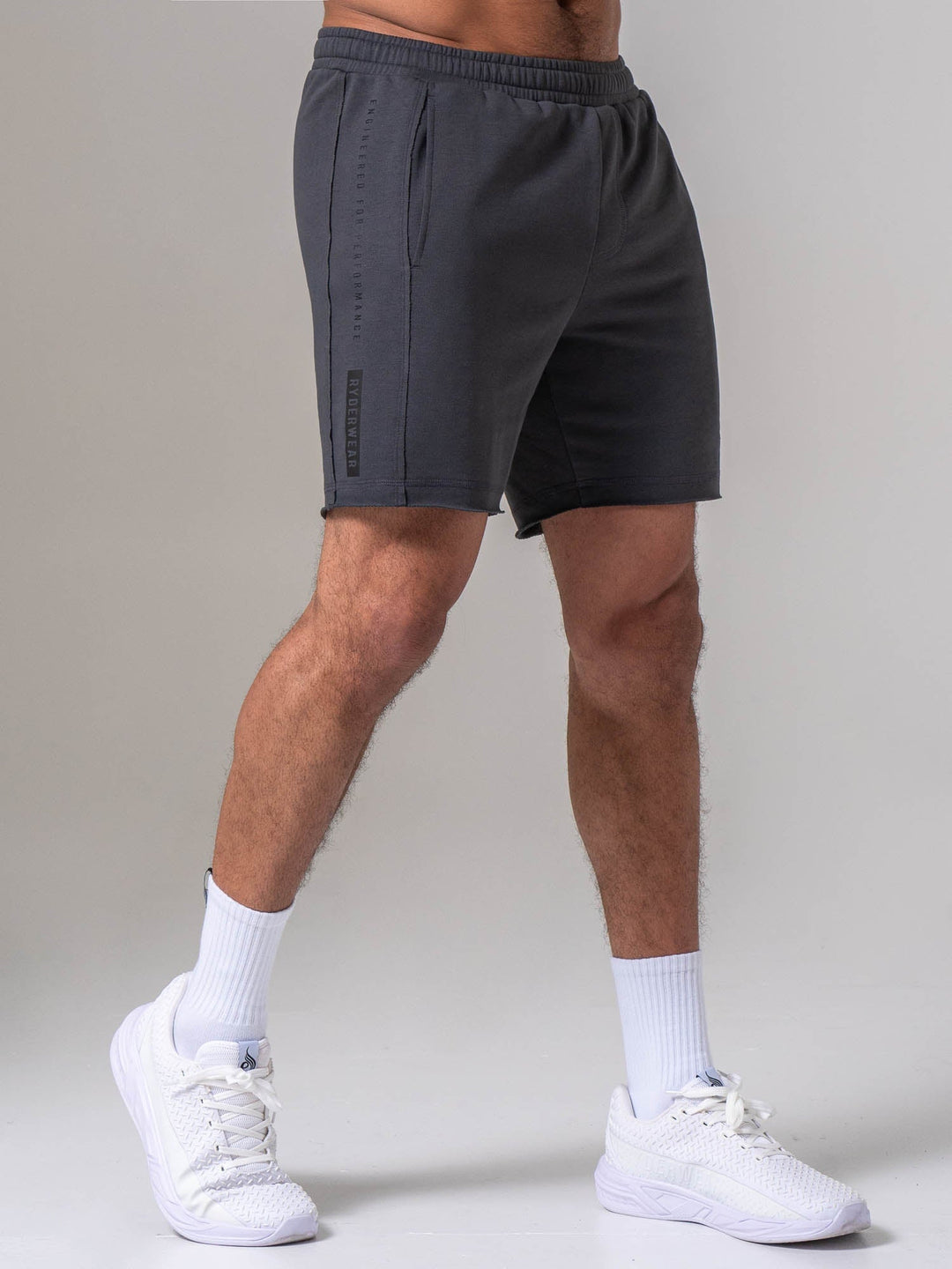 Pursuit Track Shorts - Charcoal Clothing Ryderwear 