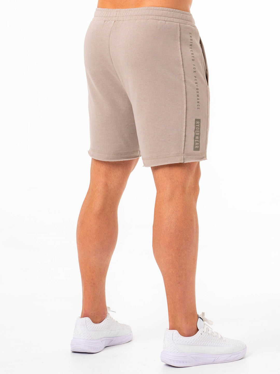 Pursuit Track Shorts - Taupe Clothing Ryderwear 