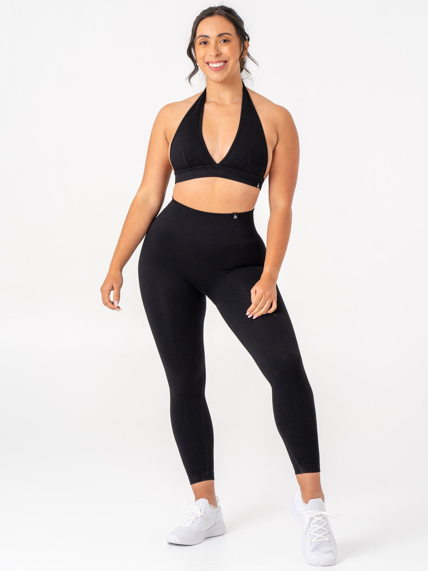RYDER WEAR ブラ&レギンス Rib Scrunch Seamless Leggings - Black - Ryderwear